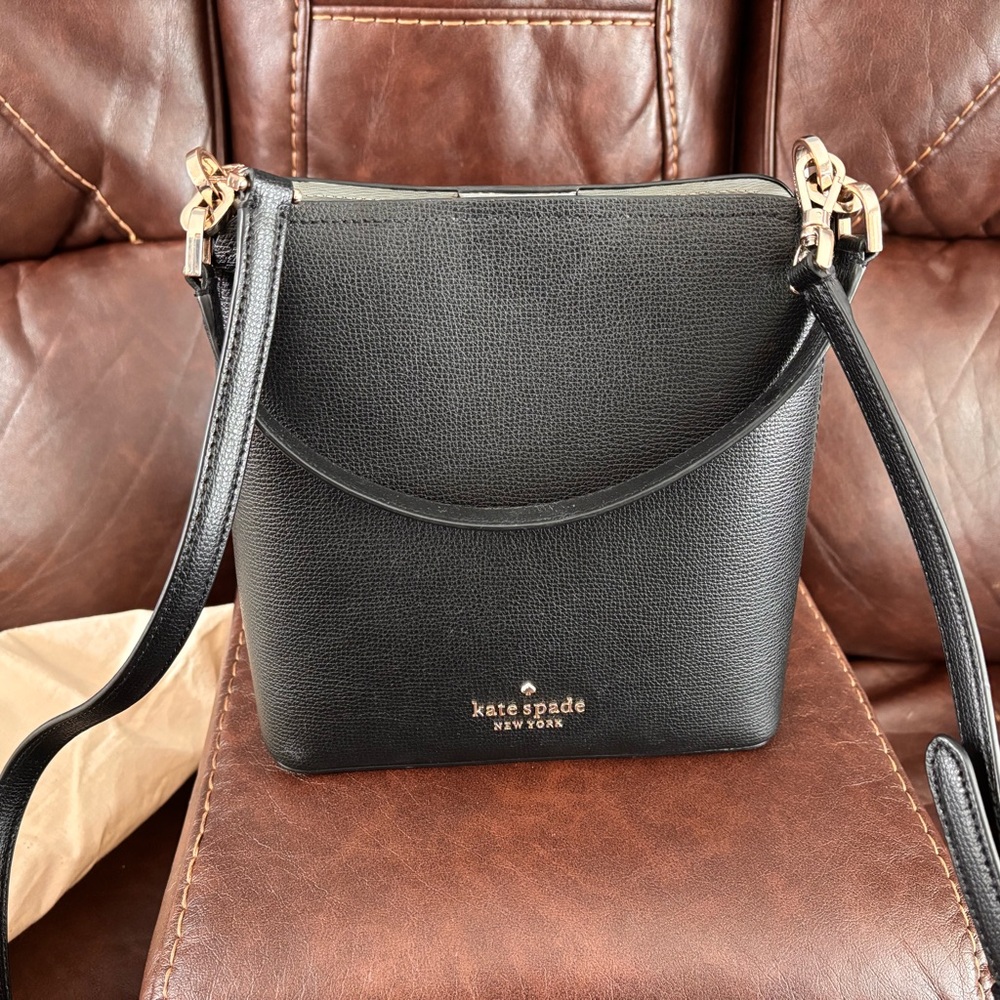 Kate Spade Sleek Black Crossbody Bag